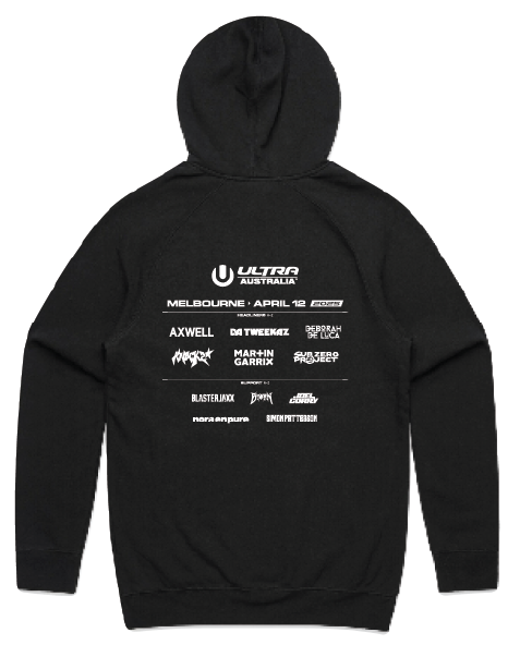 Ultra Australia - Lineup Black Hoodie